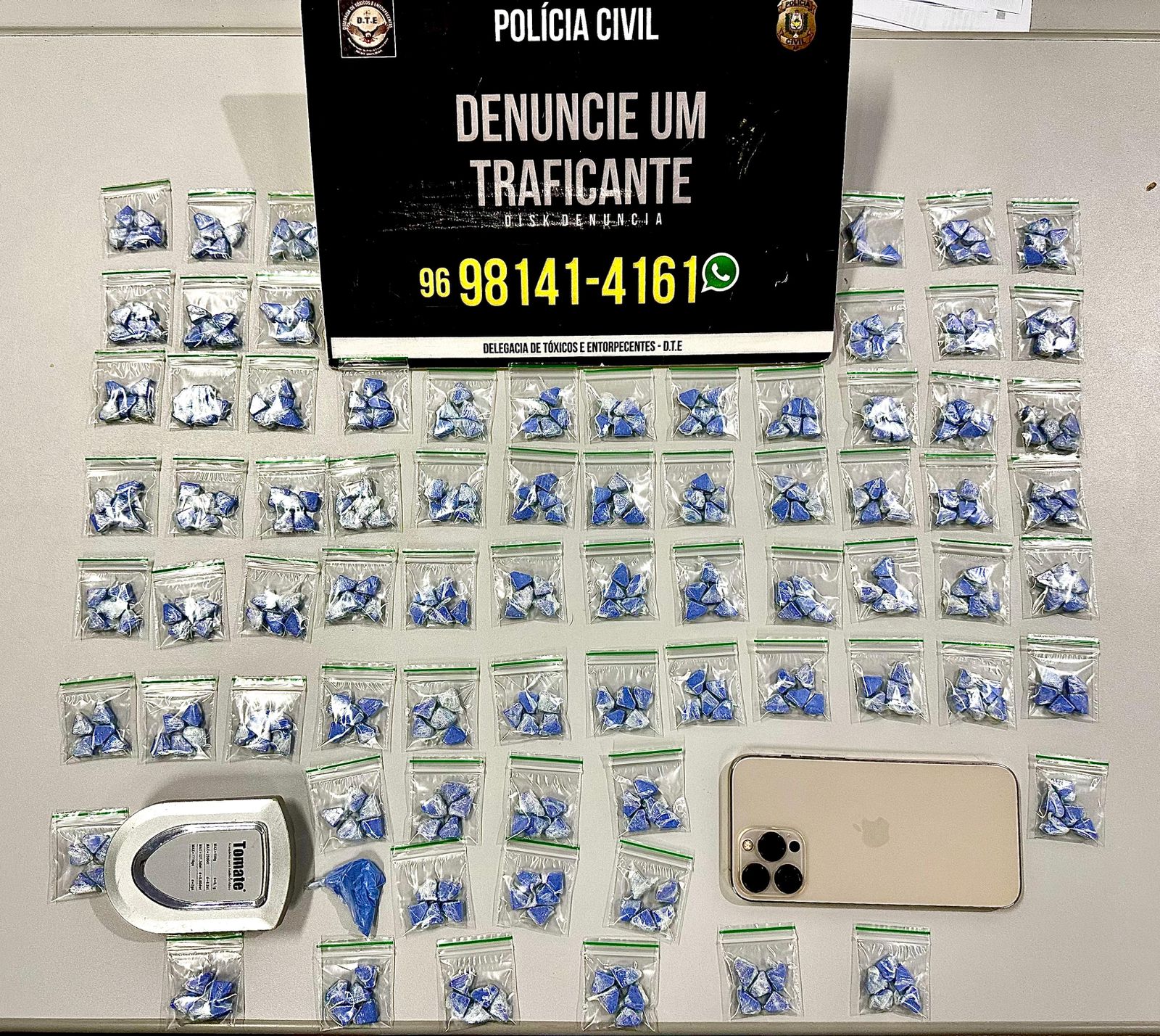 EM MACAPÁ, POLÍCIA CIVIL PRENDE MULHER EM FLAGRANTE E APREENDE QUANTIDADE ELEVADA DE DROGA SINTÉTICA